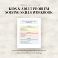 Kids & Adult Problem Solving Skills Workbook