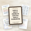Kids & Adult Problem Solving Skills Workbook