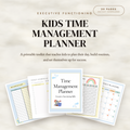 Kids Time Management Worksheets