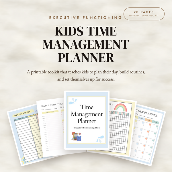 Kids Time Management Worksheets
