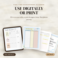 Kids Time Management Worksheets