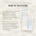 Motivational Interviewing Cheat Sheet: Stages of Change