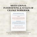 Motivational Interviewing Stages of Change Workbook